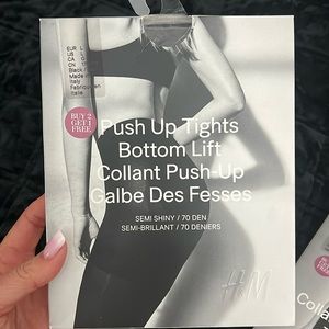 Black push up bottoms tights size large